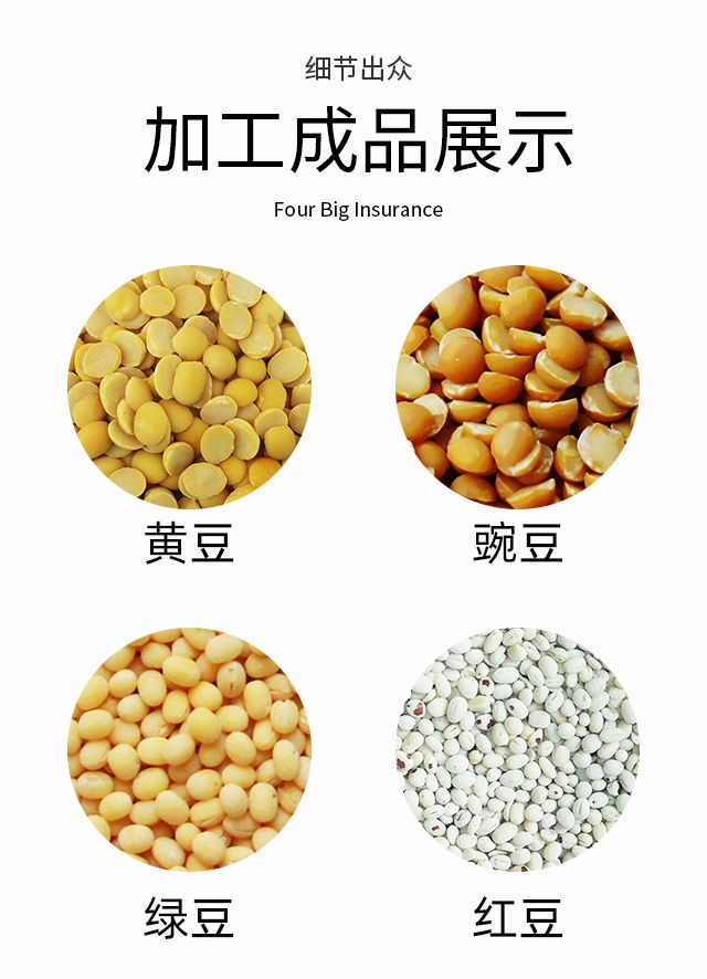 時產(chǎn)1噸全自動大豆脫皮分瓣機(jī)