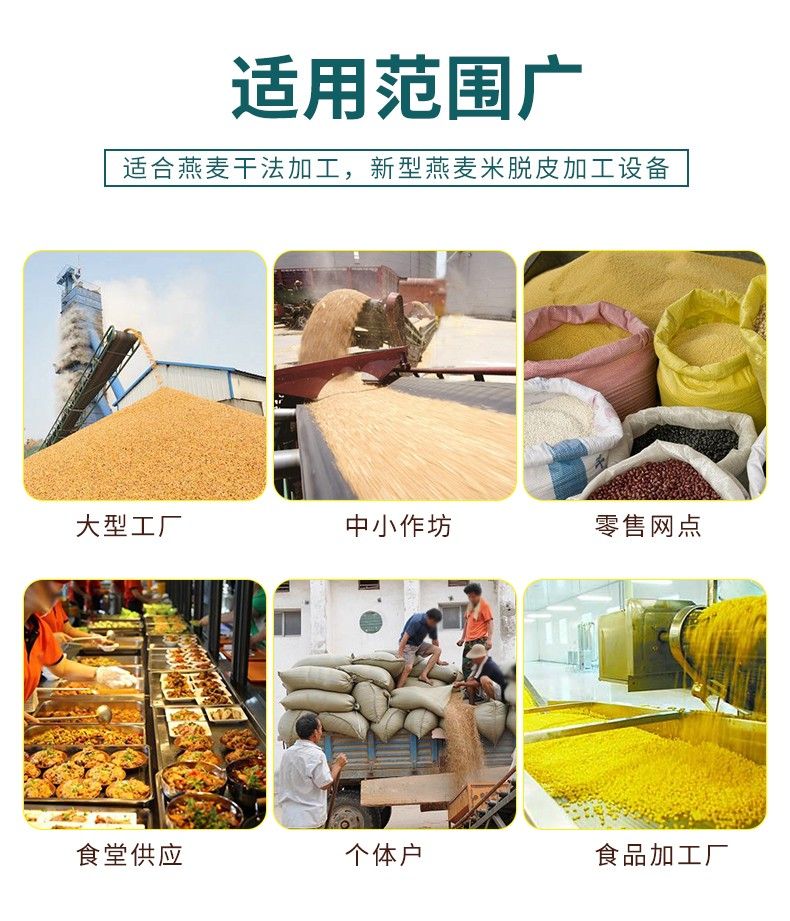 新型燕麥脫皮機