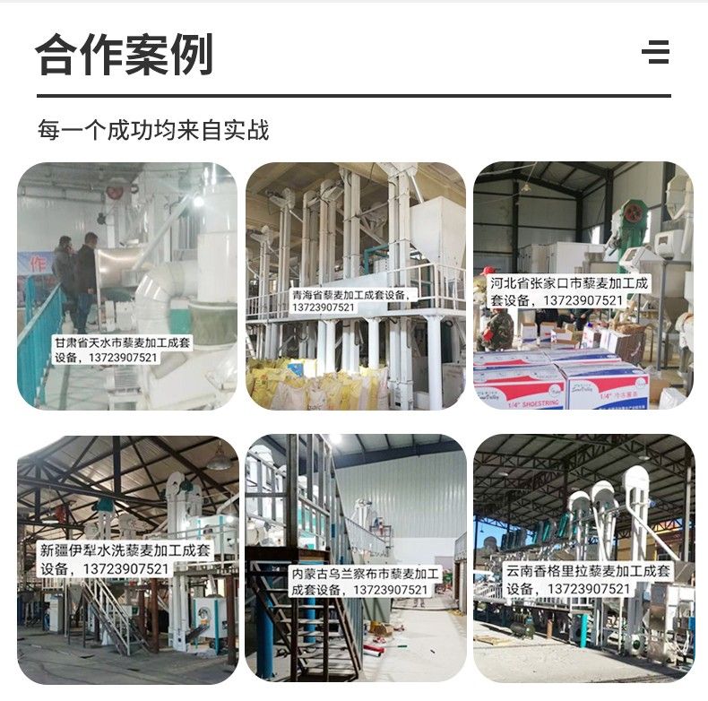 藜麥干法加工成套設備